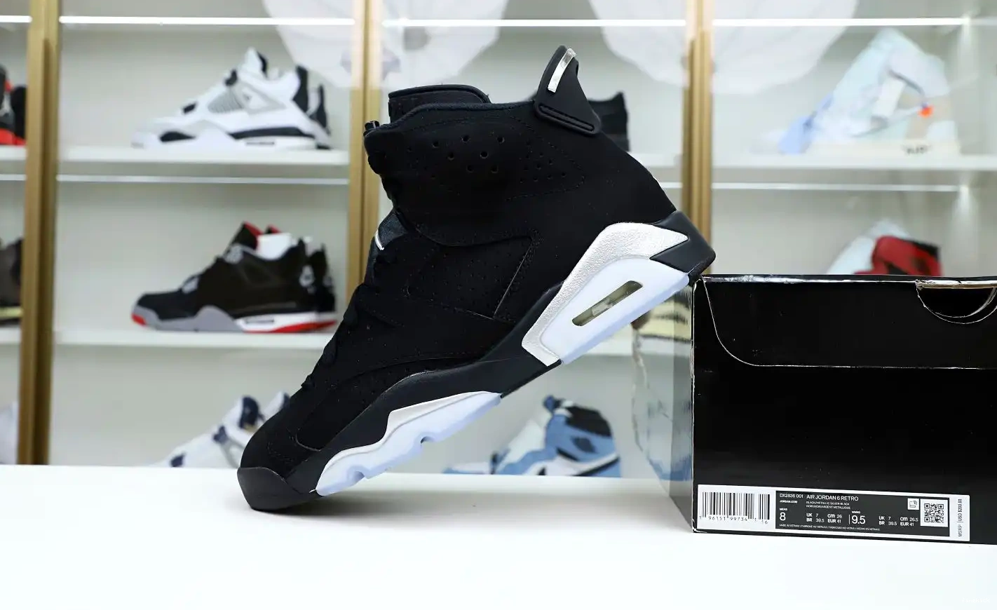 6 CHROME JORDAN AIR 0424